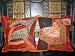 2 Orange Embroidered Pillow Cushion Covers From India Free Shipping
