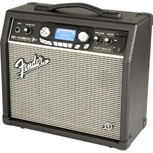 61iUNSiR2vL. SL500 AA300  Fender G DEC 3 Fifteen 15W 1x8 Guitar Combo Amp, Black