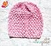 Ema Jane (Light Pink) Super Soft Waffle Crochet Beanie Hat for Baby