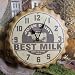 Retro Style Shabby Cottage Chic Tin Wall Clock