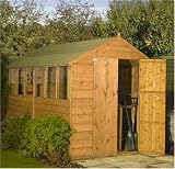 Hallmark Shiplap Apex Garden Shed with Double Doors - 10ft x 6ft