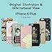 iPhone 6 Plus Case, ESR Illustrators Series Protective Case with Aesthetic Print Illustration Hard Back Cover for iPhone 6 Plus [5.5 inches] (Mr.Wow)