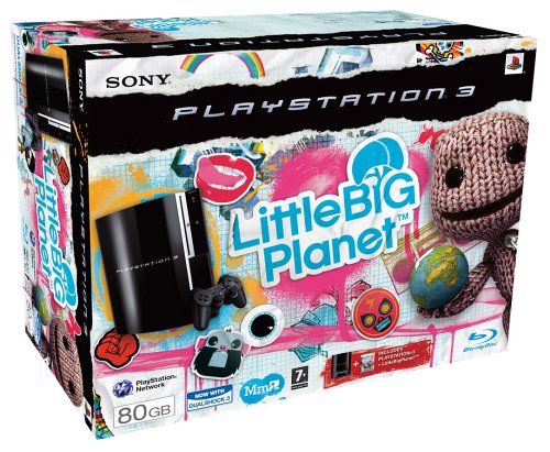 Sony Playstation 3 80 Gb Console With Little Big Planet (ps3) Picture