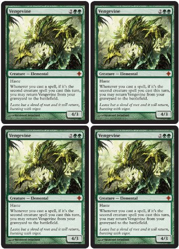 Vengevine 4x - Rise of the Eldrazi MYTHIC RARE - Magic the Gathering