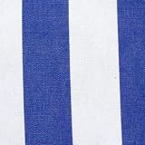 Markisen Outdoor Stoff 'Streifen' Breite 160cm Blau-Weiss