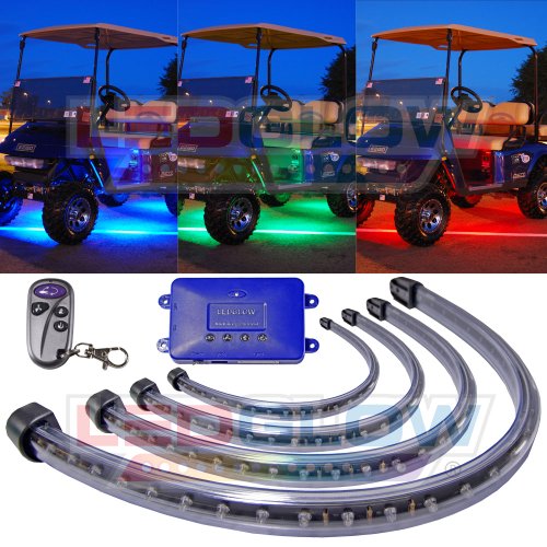 Million Color LED Golf Cart Underbody Underglow Light Kit Printmaster