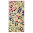 Sandy Flip-Flops Beach Towel