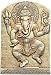Small Dancing Ganesh Wall Relief, 6"H
