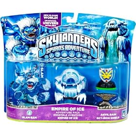 Figurine Skylanders: Spyro's adventure - Slam Bam + Empire of Ice + Shield + Anvil
