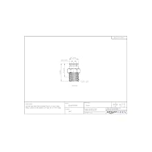 SMC KR Series Brass Flame Resistant Push-to-Connect Tube Fitting, Connector with Sealant, 1/4" Tube OD x 1/4" NPT Male