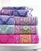 Plenty by Tracy Reese Fairy Tale Jacquard Border Wash Towel, 13" x 13" Teal