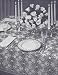 Vintage Crochet PATTERN to make - MOTIF Block Queen's Crown Design Tablecloth. NOT a finished item. 