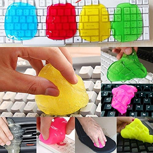 Lentenda Universal Cleaning Glue High Tech Cleaner Keyboard Wipe Compound Cyber Cleaner Random Color