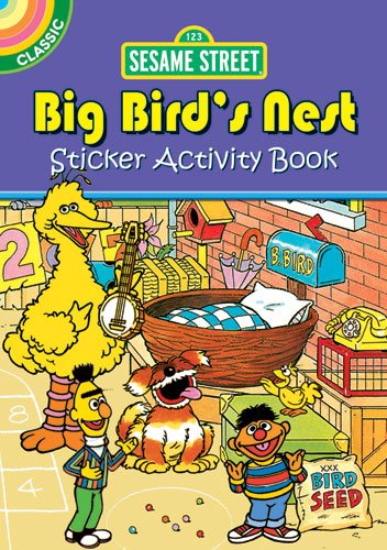 Sesame Street Classic Big Bird's Nest Sticker Activity Book