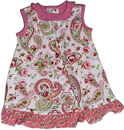 Maison Chic Baby-girls Paisley Onesie Dress