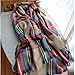 Neal Link(tm)women's Large Bohemian Soft Tartan Wrap Scarf Shawl Wrap Sheer