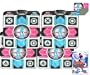 4 x Wii Dance Dance Revolution DDR Non-Slip Dance Pad + Dance Dance Revolution DDR Hottest Party 2 (