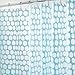 InterDesign Honeycomb Shower Curtain, 72 x 72, Aqua