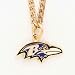 Baltimore Ravens Chain Necklace with NFL Team Logo Pendant