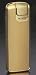 Premium butane cigarette lighter with piezo-electric ignitionGold plate engine-turned finishStandard butane flame for cigarettes and cigars