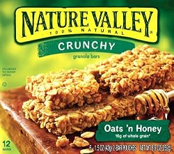 Nature Valley Crunchy Granola Bars, Oats 'n Honey, 12-Count  1.5 oz. Bars (Pack of 12)