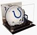 BCW Deluxe Acrylic Helmet Display - With Mirror - Football Helmet, Goalie Mask, Racing Helmet - Sports Memoriablia Display Case - Sportscards Collecting Supplies