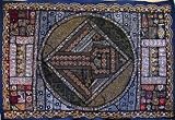 Review NovaHaat  / BLACK MOTI INDIAN THROW WALL ART SARI TAPESTRY HANGING