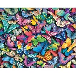 Butterflies 1000 pc Jigsaw Puzzle by White Mountain