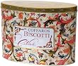 Coffaro's Baking Company One Pound All Natural Cranberry Orange Biscotti in Florentine Tin (Pack of 2)