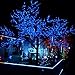 Lycheers®colour Solar Christmas String 17m 100 LED Solar Fairy String Lights for Outdoor, Gardens, Homes, Christmas Party, Waterproof (17M 100led, Blue)