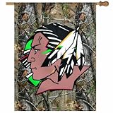 NCAA North Dakota Fighting Sioux 27-by-37 inch Vertical Flag, RealTree Camo