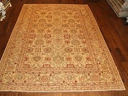 Handmade Pakistani Ghazani Sultanabad Rug 8'1"x10'7"
