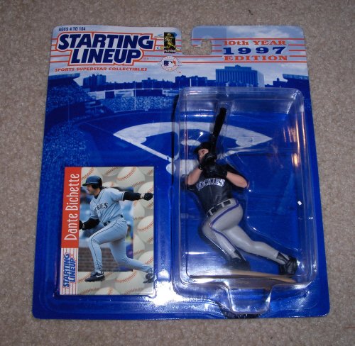 MLB Action Figure: 1997 Dante Bichette MLB Starting Lineup Figure-MLB Action Figure-MLB Figures-Major League Baseball Action Figures-Major League Baseball Figures-Baseball Action Figures