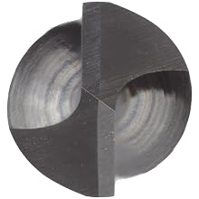 Precision Twist D33F Solid Carbide Short Length Drill Bit, Uncoated (Bright) Finish, Round Shank, Spiral Flute, 118 Degree Point Angle