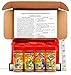 Obie-Cue's Texas BBQ Gift Box, 4 bottles - Southern Comfort (Yankeeblaster, Gatorbreath, Texas Soul, Fajita Fabulousa)