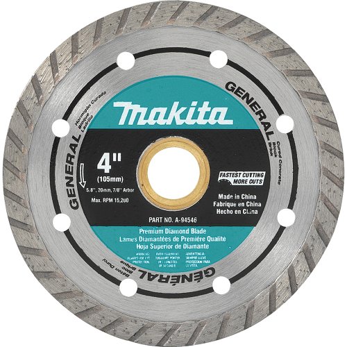 Makita A94546 4Inch Turbo Rim Diamond Masonry Blade sfhkjdhlk