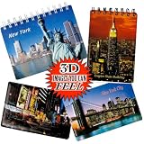 3-D New York City Souvenir Stationery Gift Set - Photo Album , Notepad and 2 Postcards by 