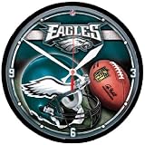 Philadelphia Eagles NFL Round Wall Clock