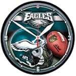 Philadelphia Eagles NFL Round Wall Clock $24.00