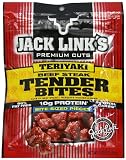 Jack Links Teriyaki Beef Steak Nuggets, 3.25-Ounce Bags (Pack of 4)