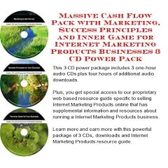 Massive Cash Flow Pack with Marketing, Success Principles and Inner Game for Internet Marketing Products Businesses 3 CD Power Pack