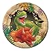 Creative Converting Dinosaur Round Paper Dessert Plates, Dino Blast
