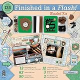 Hot Off The Press Finished In A Flash 12 Inch by 12 Inch Page Kit, Baseball