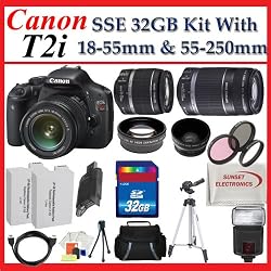 Canon EOS Rebel T2i SLR Digital Camera Kit