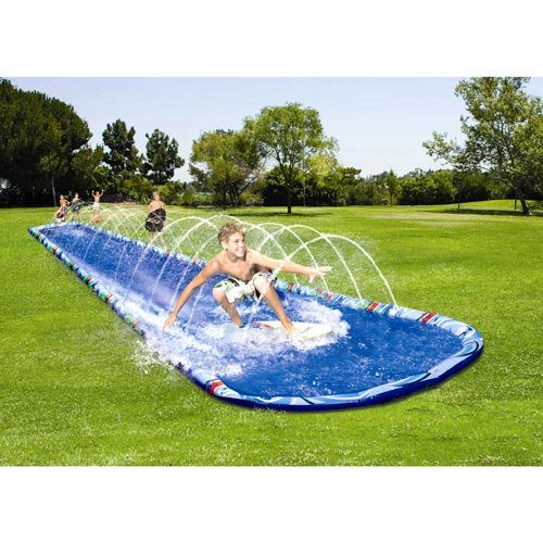 Banzai Skimboard Surfer Set with Slide and Wooden Skimboard