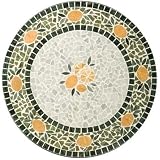Alfresco Home 21-0861 Limone 30 Inch Round Bistro Table Top
