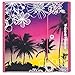Mead Trapper Keeper Round Ring Binder, 1.5 Inch, Fashion Palm Trees Doodle Design, Plum (73429)