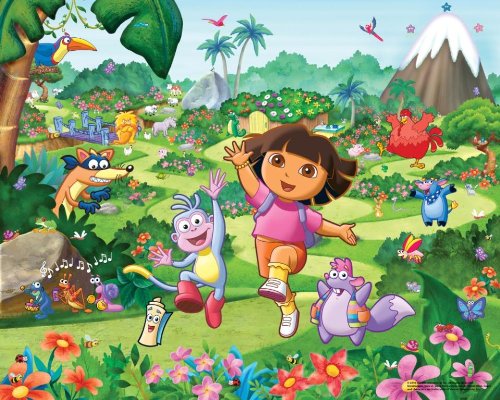 Walltastic Dora the Explorer Wallpaper Mural 8ft x 10ft