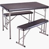 Lifetime 2401 Sport & Camp Table, Hunter Green, 42 x 26 Inch Molded Top