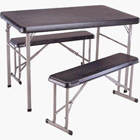 Lifetime 2401 Sport and Camp Table, Hunter Green, 42 x 26 Inch Molded Top by